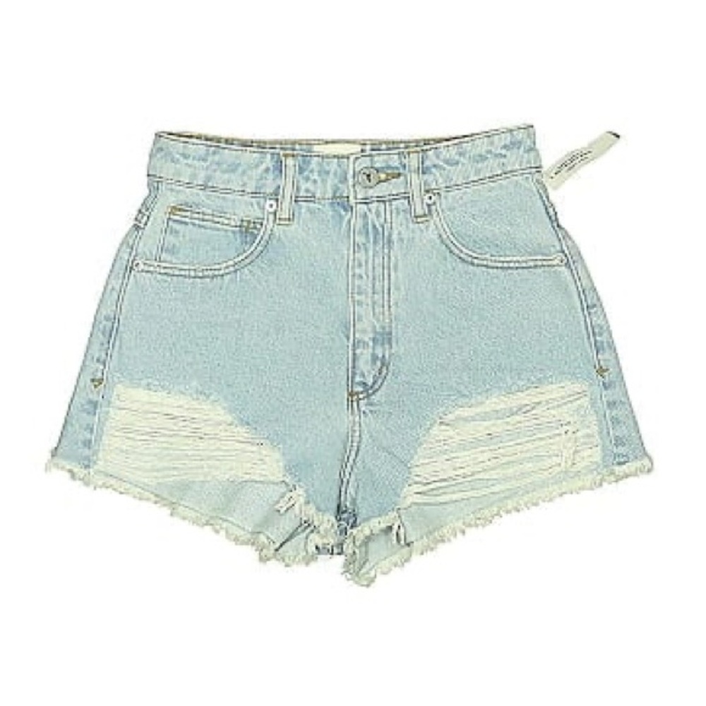 Abrand Women's Light Blue Jean Shorts